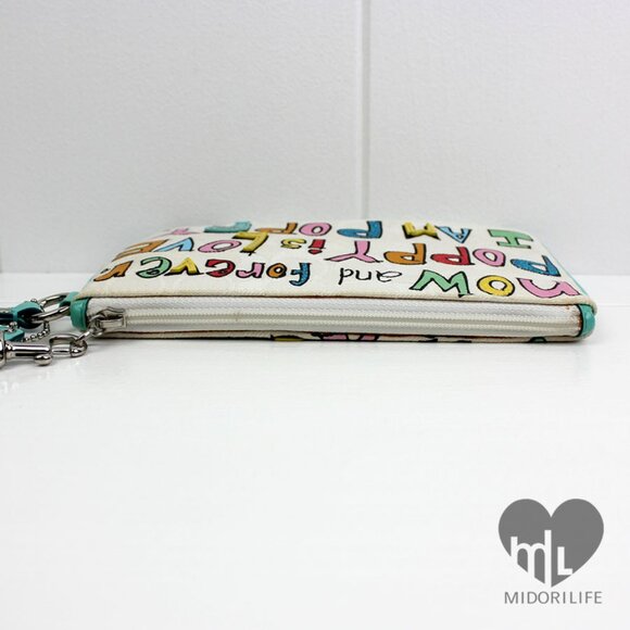 COACH Poppy Is A Girl XL Wristlet - Picture 6 of 14